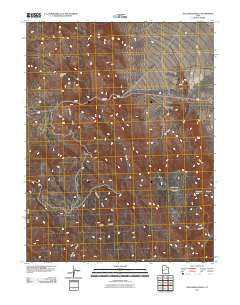 Bullgrass Knoll Utah Historical topographic map, 1:24000 scale, 7.5 X 7.5 Minute, Year 2011