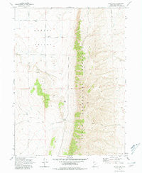 Bulls Pass Utah Historical topographic map, 1:24000 scale, 7.5 X 7.5 Minute, Year 1968