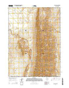Bulls Pass Utah Current topographic map, 1:24000 scale, 7.5 X 7.5 Minute, Year 2014