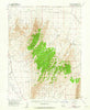 Burbank Hills Utah Historical topographic map, 1:62500 scale, 15 X 15 Minute, Year 1960