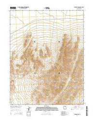 Burbank Pass Utah Current topographic map, 1:24000 scale, 7.5 X 7.5 Minute, Year 2014
