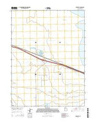 Burmester Utah Current topographic map, 1:24000 scale, 7.5 X 7.5 Minute, Year 2014