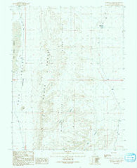 Burnout Canyon Utah Historical topographic map, 1:24000 scale, 7.5 X 7.5 Minute, Year 1991