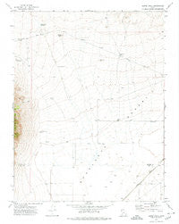 Burns Knoll Utah Historical topographic map, 1:24000 scale, 7.5 X 7.5 Minute, Year 1971