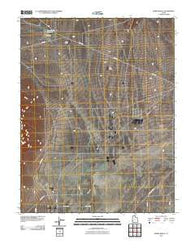 Burns Knoll Utah Historical topographic map, 1:24000 scale, 7.5 X 7.5 Minute, Year 2010