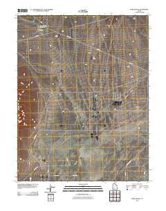Burns Knoll Utah Historical topographic map, 1:24000 scale, 7.5 X 7.5 Minute, Year 2010