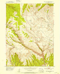 Burnt Cabin Gorge Utah Historical topographic map, 1:24000 scale, 7.5 X 7.5 Minute, Year 1950