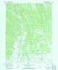 Burnt Mill Spring Utah Historical topographic map, 1:24000 scale, 7.5 X 7.5 Minute, Year 1965