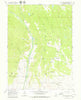 Burnt Mill Spring Utah Historical topographic map, 1:24000 scale, 7.5 X 7.5 Minute, Year 1965
