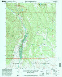 Burnt Mill Spring Utah Historical topographic map, 1:24000 scale, 7.5 X 7.5 Minute, Year 1996