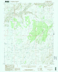 Burnt Spring Utah Historical topographic map, 1:24000 scale, 7.5 X 7.5 Minute, Year 1987