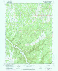 Burnt Timber Canyon Utah Historical topographic map, 1:24000 scale, 7.5 X 7.5 Minute, Year 1966