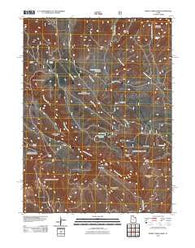 Burnt Cabin Gorge Utah Historical topographic map, 1:24000 scale, 7.5 X 7.5 Minute, Year 2011