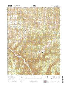 Burnt Timber Canyon Utah Current topographic map, 1:24000 scale, 7.5 X 7.5 Minute, Year 2014