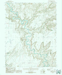 Burr Point Utah Historical topographic map, 1:24000 scale, 7.5 X 7.5 Minute, Year 1988