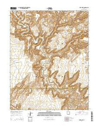 Burr Point Utah Current topographic map, 1:24000 scale, 7.5 X 7.5 Minute, Year 2014
