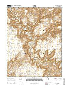 Burr Point Utah Current topographic map, 1:24000 scale, 7.5 X 7.5 Minute, Year 2014