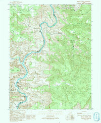 Butler Canyon Utah Historical topographic map, 1:24000 scale, 7.5 X 7.5 Minute, Year 1991