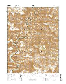Butler Canyon Utah Current topographic map, 1:24000 scale, 7.5 X 7.5 Minute, Year 2014