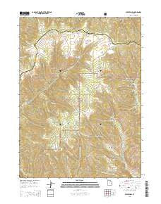Bybee Knoll Utah Current topographic map, 1:24000 scale, 7.5 X 7.5 Minute, Year 2014