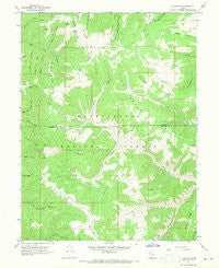 C Canyon Utah Historical topographic map, 1:24000 scale, 7.5 X 7.5 Minute, Year 1967