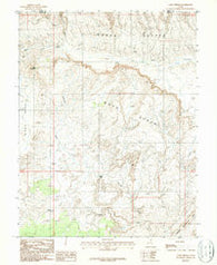 Caine Springs Utah Historical topographic map, 1:24000 scale, 7.5 X 7.5 Minute, Year 1987