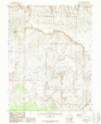Caine Springs Utah Historical topographic map, 1:24000 scale, 7.5 X 7.5 Minute, Year 1987