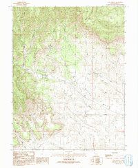Calf Canyon Utah Historical topographic map, 1:24000 scale, 7.5 X 7.5 Minute, Year 1991
