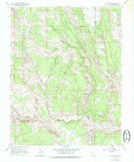 Calf Creek Utah Historical topographic map, 1:24000 scale, 7.5 X 7.5 Minute, Year 1964