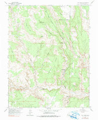 Calf Creek Utah Historical topographic map, 1:24000 scale, 7.5 X 7.5 Minute, Year 1964