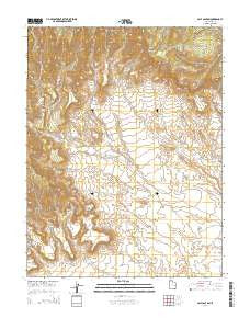 Calf Canyon Utah Current topographic map, 1:24000 scale, 7.5 X 7.5 Minute, Year 2014