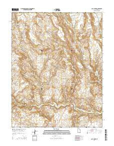 Calf Creek Utah Current topographic map, 1:24000 scale, 7.5 X 7.5 Minute, Year 2014