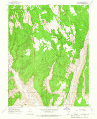 Calico Peak Utah Historical topographic map, 1:24000 scale, 7.5 X 7.5 Minute, Year 1964