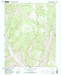 Calico Peak Utah Historical topographic map, 1:24000 scale, 7.5 X 7.5 Minute, Year 1964