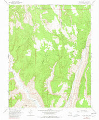 Calico Peak Utah Historical topographic map, 1:24000 scale, 7.5 X 7.5 Minute, Year 1964