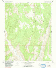 Calico Peak Utah Historical topographic map, 1:24000 scale, 7.5 X 7.5 Minute, Year 1964
