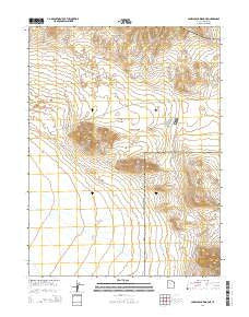 Camels Back Ridge NE Utah Current topographic map, 1:24000 scale, 7.5 X 7.5 Minute, Year 2014