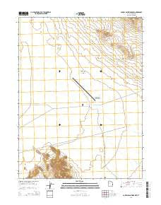 Camels Back Ridge NW Utah Current topographic map, 1:24000 scale, 7.5 X 7.5 Minute, Year 2014