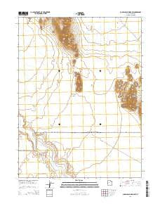 Camels Back Ridge SW Utah Current topographic map, 1:24000 scale, 7.5 X 7.5 Minute, Year 2014