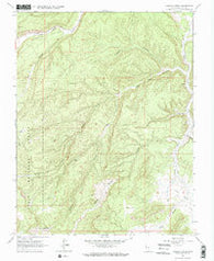 Canaan Creek Utah Historical topographic map, 1:24000 scale, 7.5 X 7.5 Minute, Year 1964