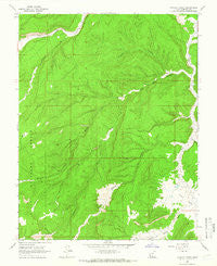 Canaan Creek Utah Historical topographic map, 1:24000 scale, 7.5 X 7.5 Minute, Year 1964