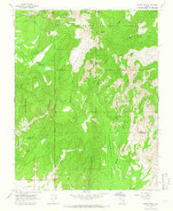 Canaan Peak Utah Historical topographic map, 1:24000 scale, 7.5 X 7.5 Minute, Year 1964