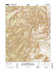 Canaan Creek Utah Current topographic map, 1:24000 scale, 7.5 X 7.5 Minute, Year 2014