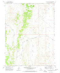 Candland Spring Utah Historical topographic map, 1:24000 scale, 7.5 X 7.5 Minute, Year 1973