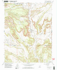 Cannonville Utah Historical topographic map, 1:24000 scale, 7.5 X 7.5 Minute, Year 1966
