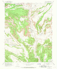 Cannonville Utah Historical topographic map, 1:24000 scale, 7.5 X 7.5 Minute, Year 1966