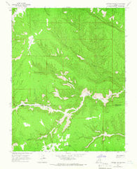 Carcass Canyon Utah Historical topographic map, 1:24000 scale, 7.5 X 7.5 Minute, Year 1964