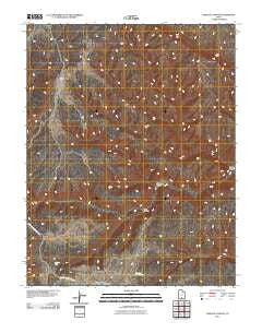 Carcass Canyon Utah Historical topographic map, 1:24000 scale, 7.5 X 7.5 Minute, Year 2011