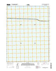 Carrington Island NE Utah Current topographic map, 1:24000 scale, 7.5 X 7.5 Minute, Year 2014