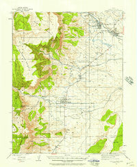 Castle Dale Utah Historical topographic map, 1:62500 scale, 15 X 15 Minute, Year 1923
